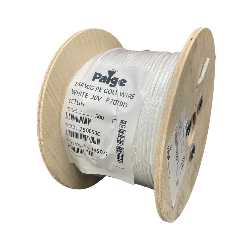 Paige - 14/1 x 500' - 14 AWG Underground Sprinkler Wire (White)