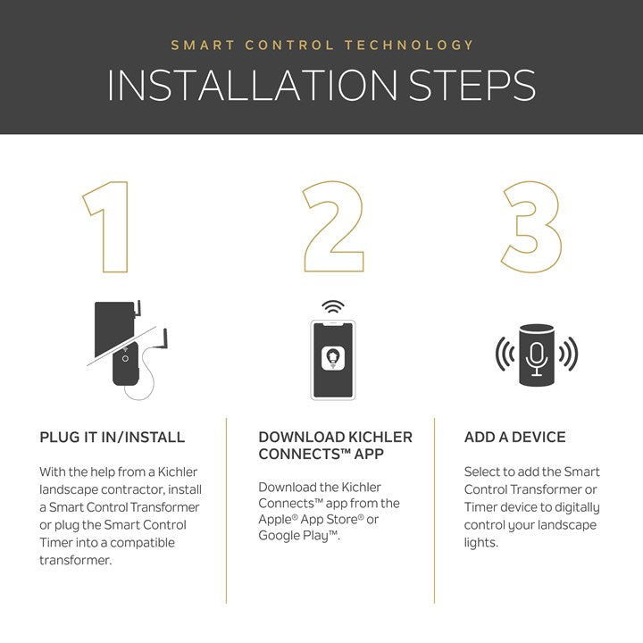 Kichler - 300W Smart Control Lighting Transformer - 15SCT300SS