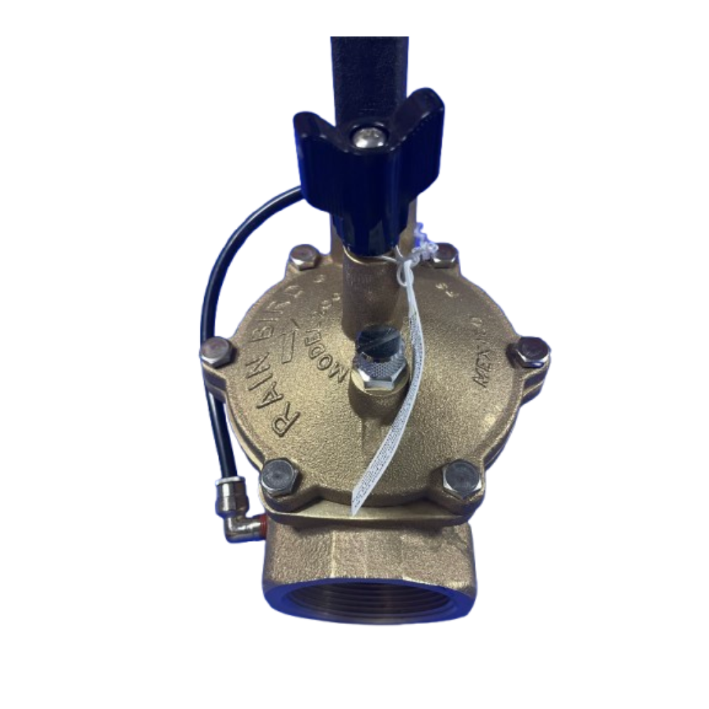 Rain Bird - 200-EFB-CP - 2'' Brass Inline Valve w/ Flow Control - Female Pipe Thread
