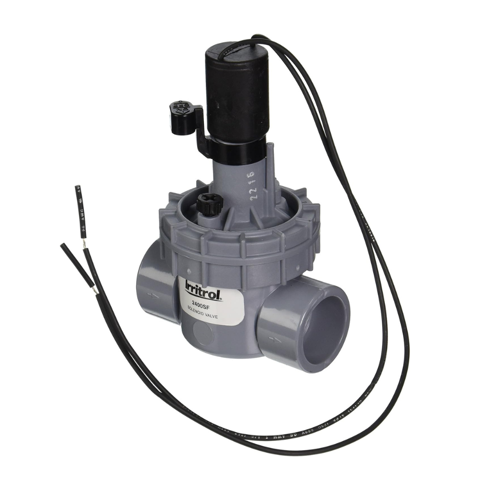 Irritrol - 2400SF - 1'' Jar Top Valve w/ Flow Control (Slip x Slip)