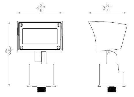 WAC Lighting - Colorscaping Wall Wash LED Light 15V (Bronze) - 5821-CSBZ