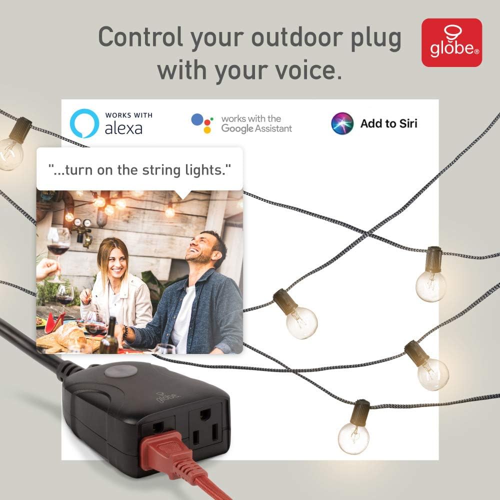 Seasonal Source - Outdoor WIFI Timer w/ 2 Independent Outlets - TIME-700