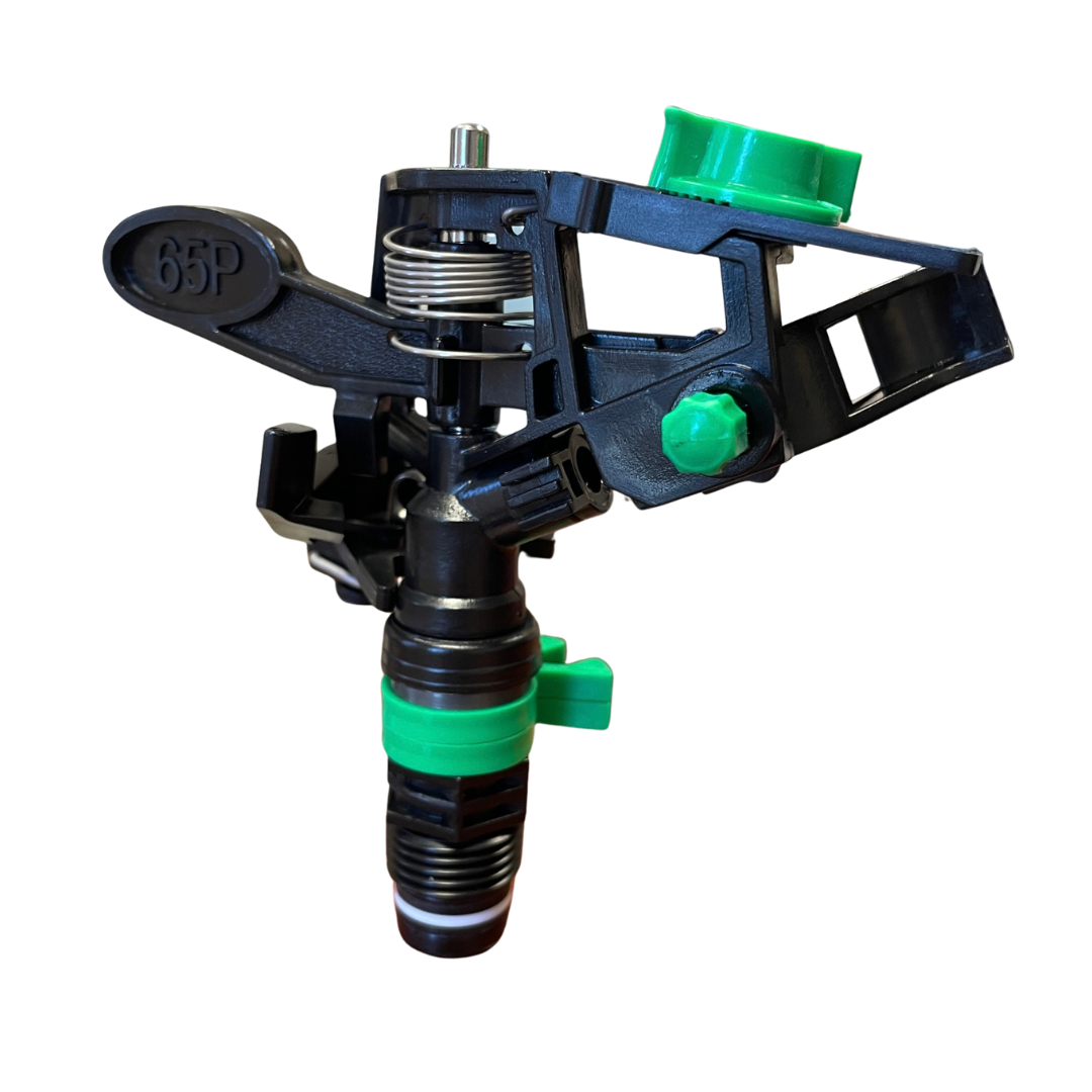 Buckner - 65P10 - 1/2'' Full/Part Circle Heavy Duty Plastic Impact Sprinkler MPT