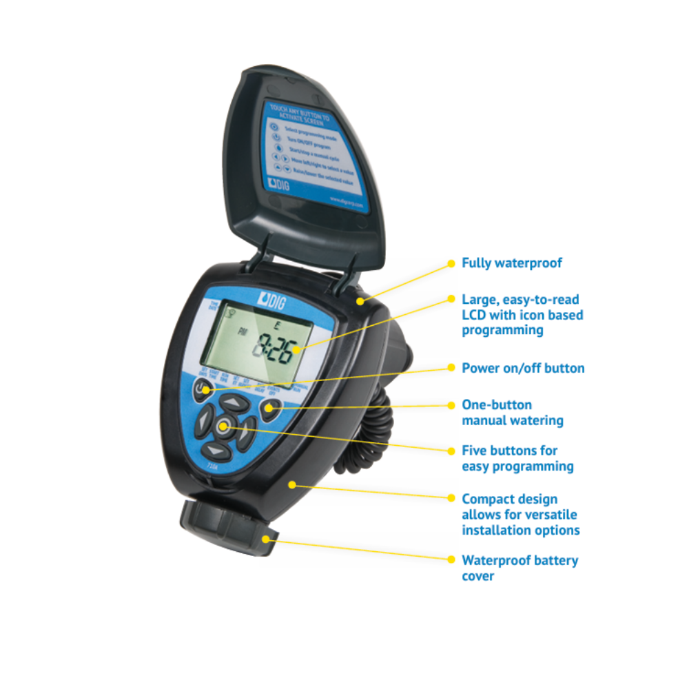DIG - 710A Battery Operated Controller w/ 2" Valve - 710A-200