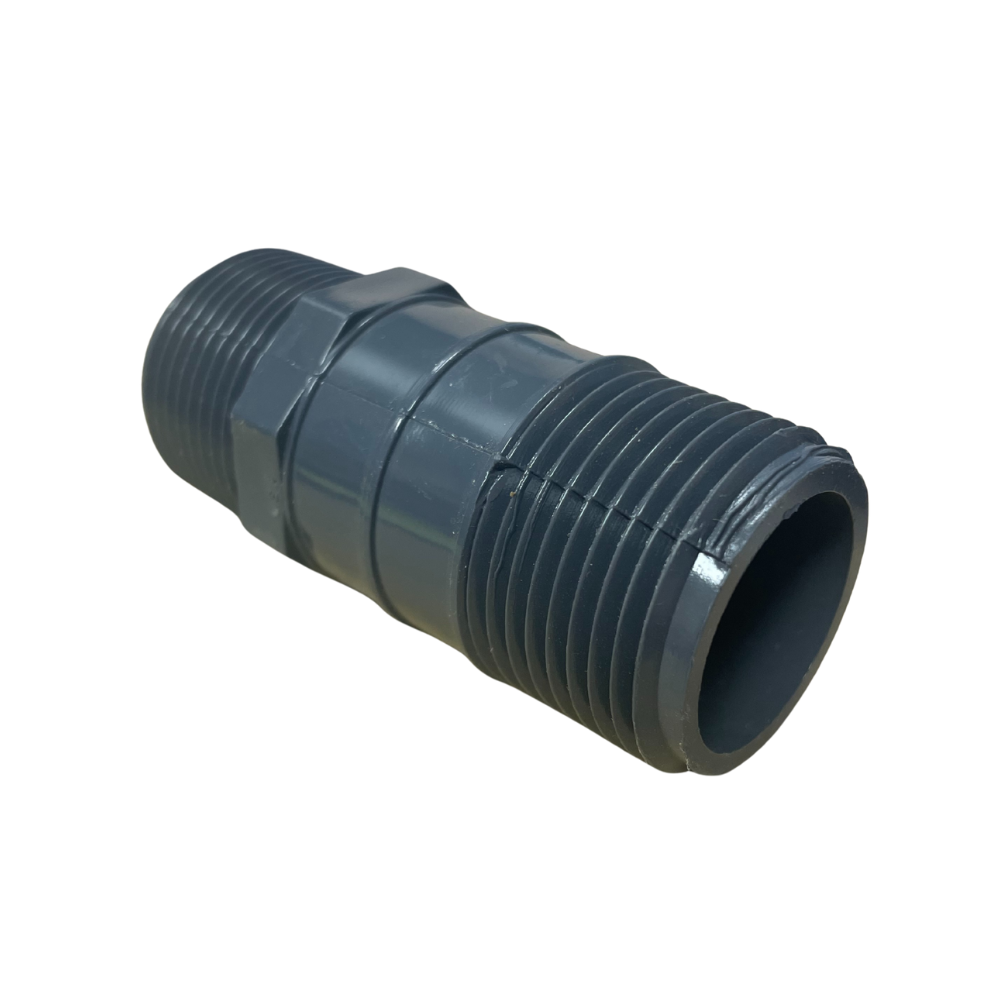 Dura - 1" x 3" Sch80 PVC Nipple, TBE