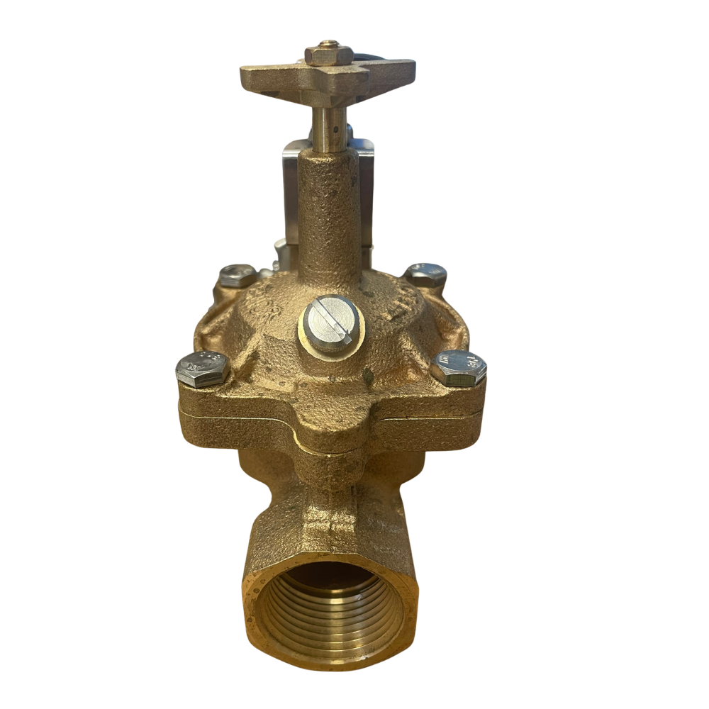 Superior - 950100 - 1'' Brass In-Line Valve w/ Flow Control (NPT)