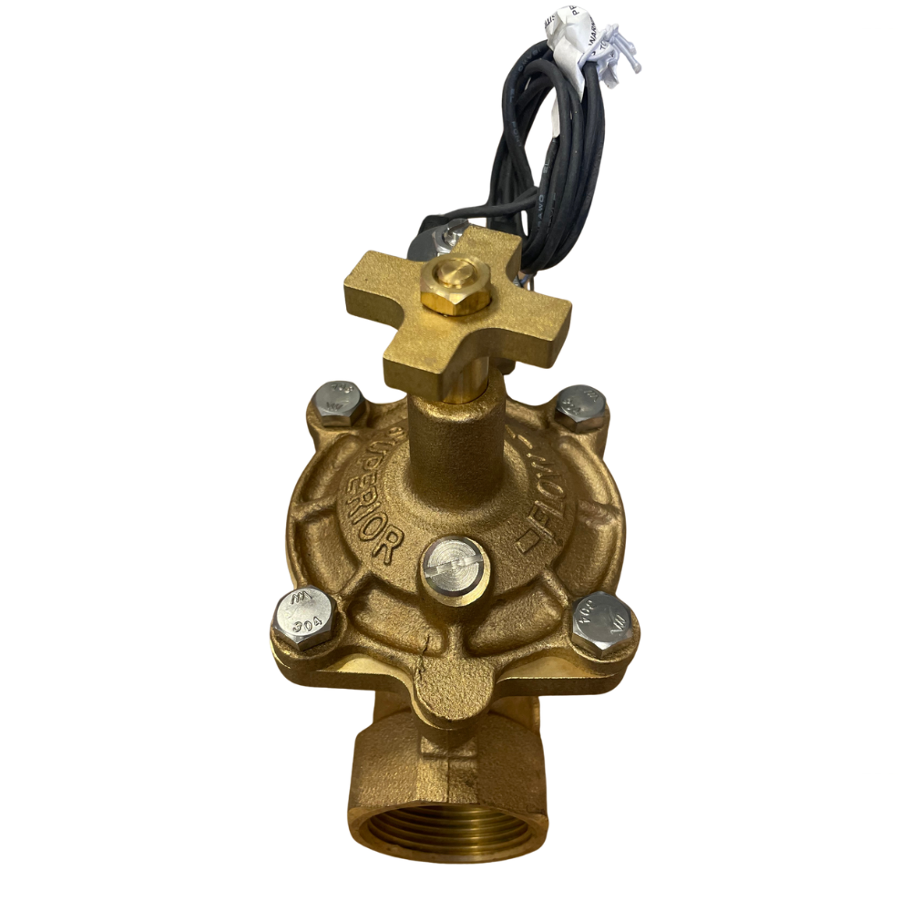 Superior - 950125 - 1-1/4'' Brass In-Line Valve w/ Flow Control (NPT)
