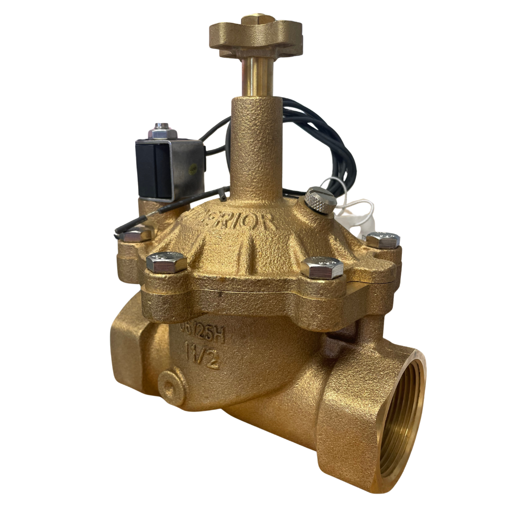 Superior - 950150 - 1-1/2'' Brass In-Line Valve w/ Flow Control (NPT)