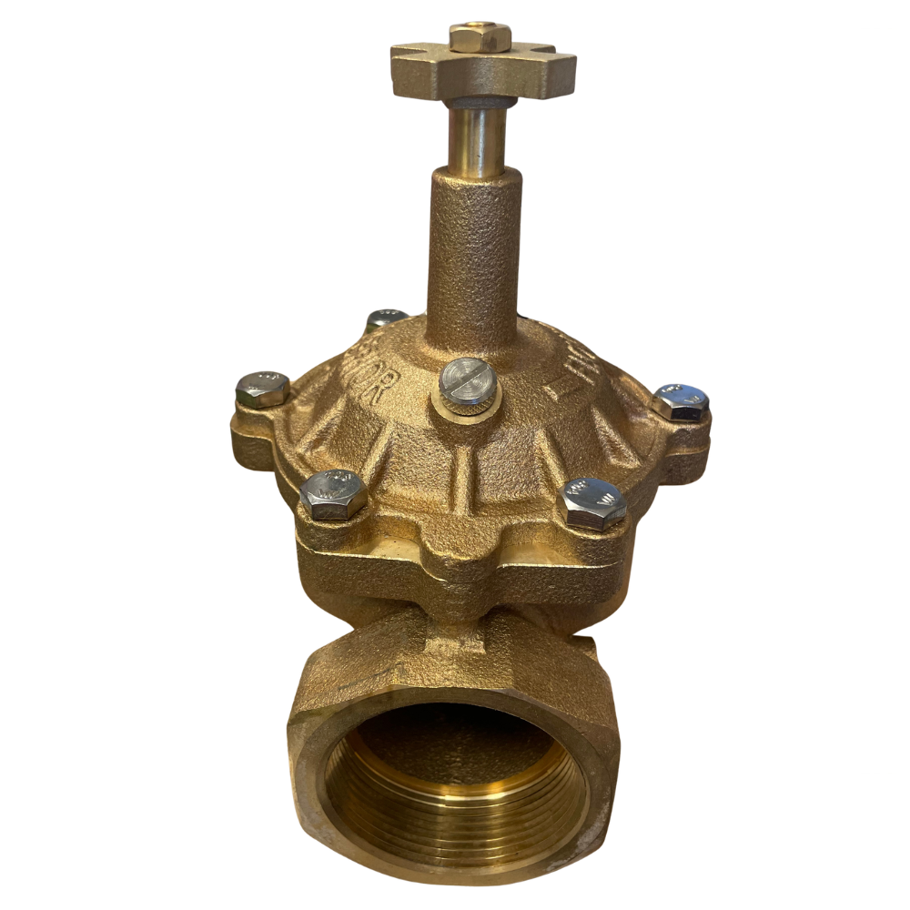 Superior - 950200 - 2'' Brass In-Line Valve w/ Flow Control (NPT)