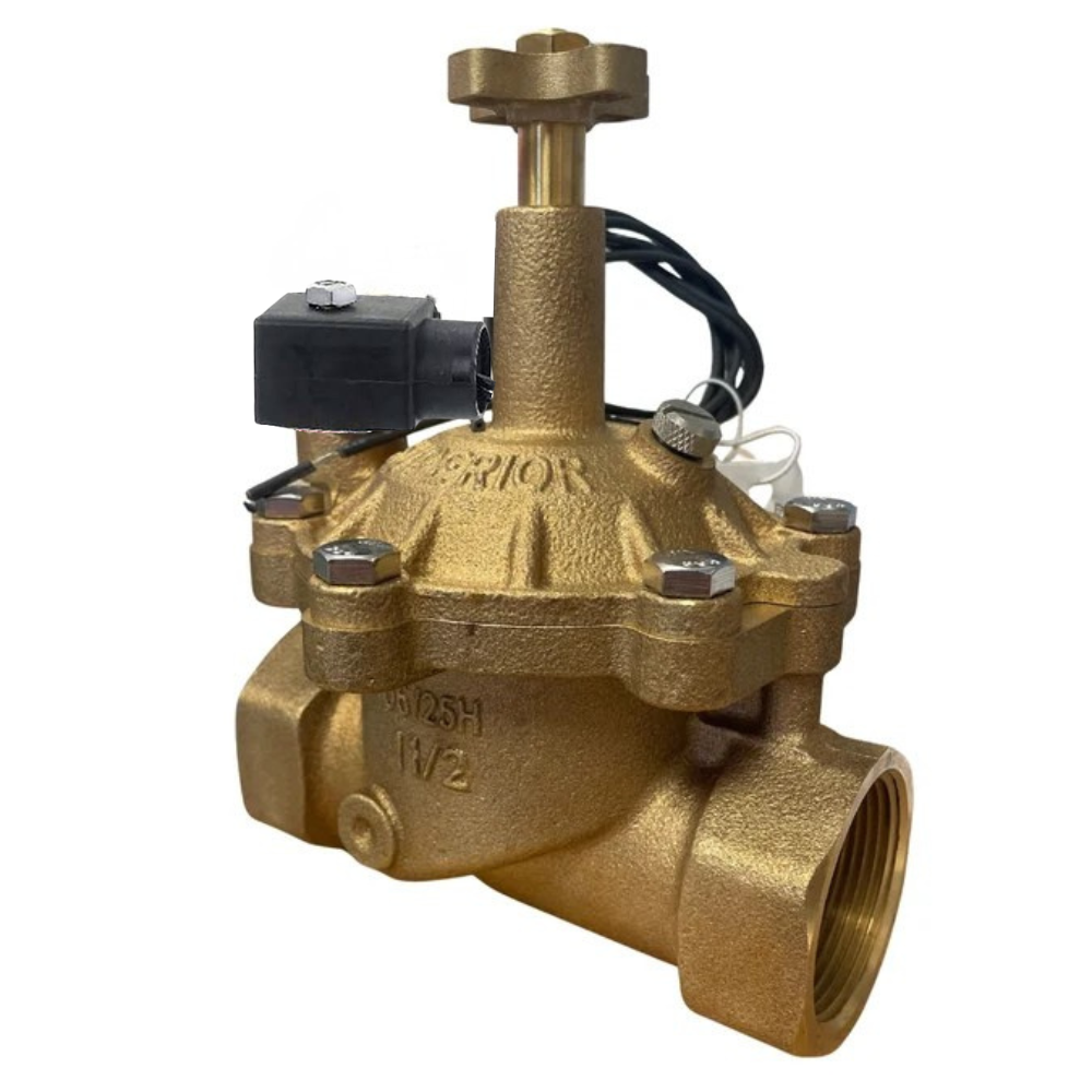 Superior - 975150 - 1-1/2'' Brass In-Line Valve w/ 110V Coil (NPT)