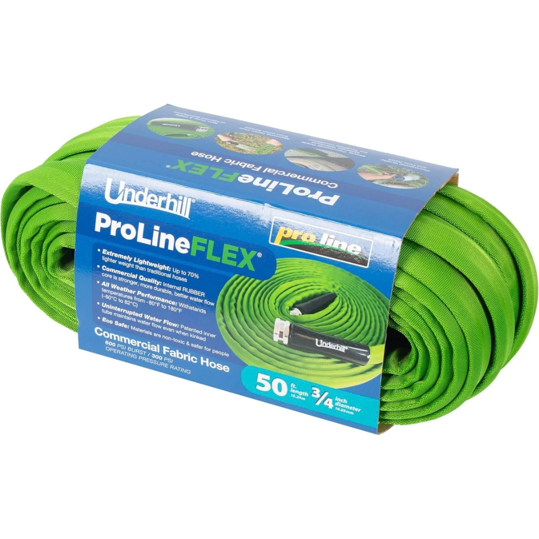 Underhill - ProLineFlex Fabric Garden Hose (3/4'' x 50') - H75-050PRO-FLEX