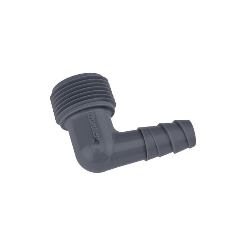 Hunter - HSBE075 - 3/4'' MPT x 1/2'' Spiral Barb Elbow