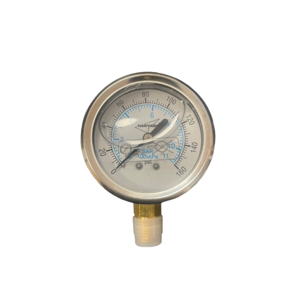 American Granby - ILPG16025-4L - 2.5" Dial Pressure Gauge (Liquid Filled, 0-160 PSI, 1/4'' NPT)