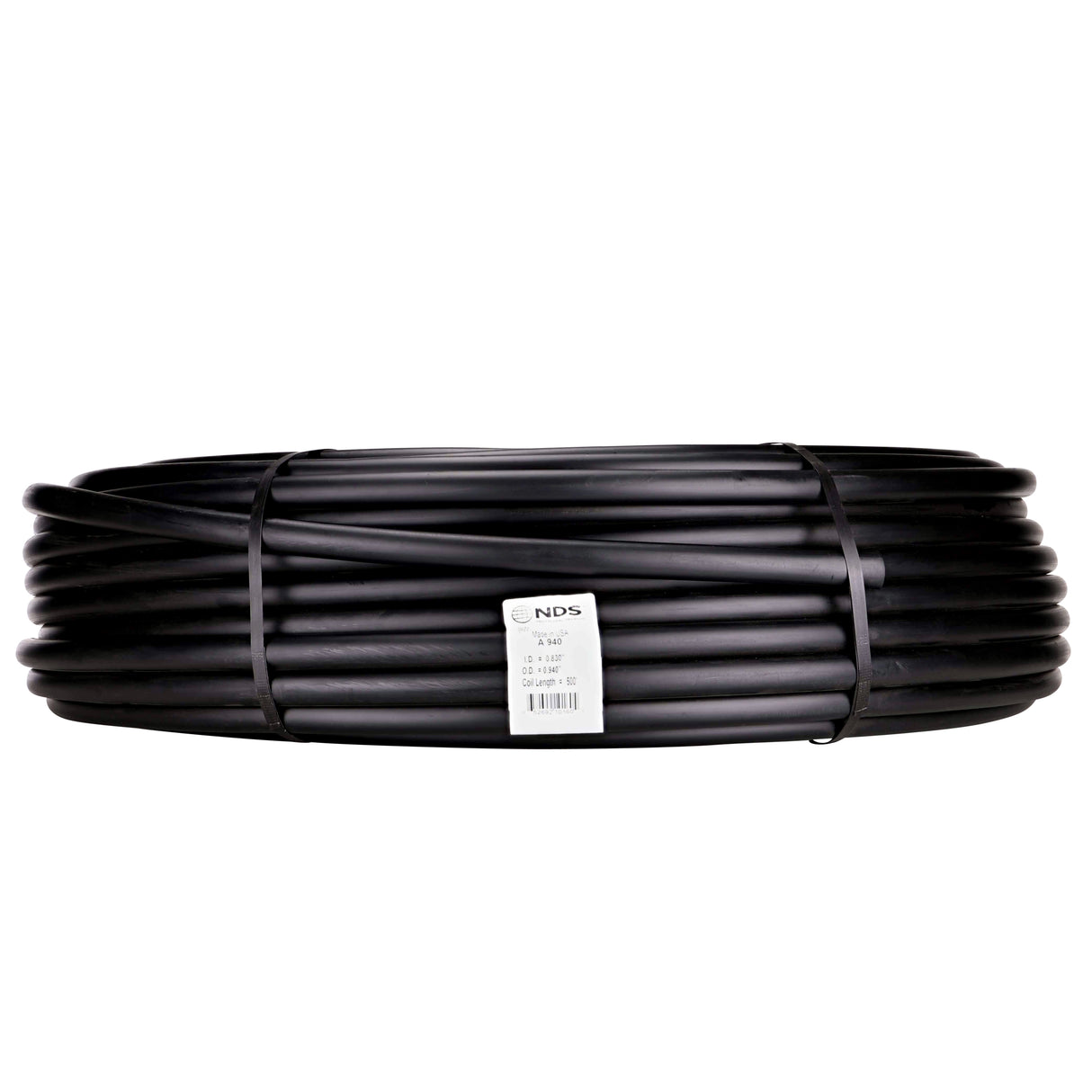 NDS - 3/4'' Blank Drip Tubing 500' Roll - A 940 (Black)