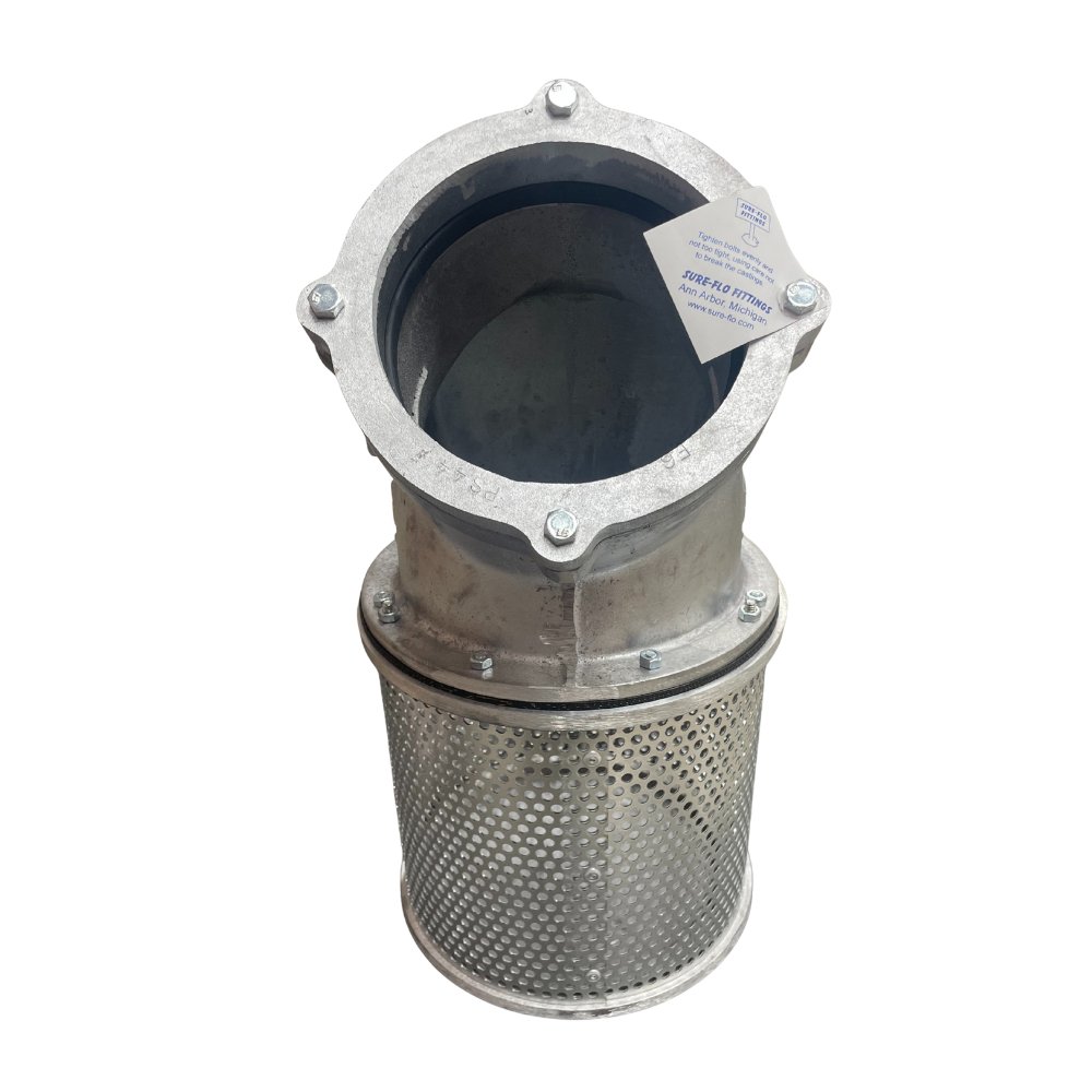 Sure Flo - 6'' Foot Valve 45 Degree OD Tubing SFV6