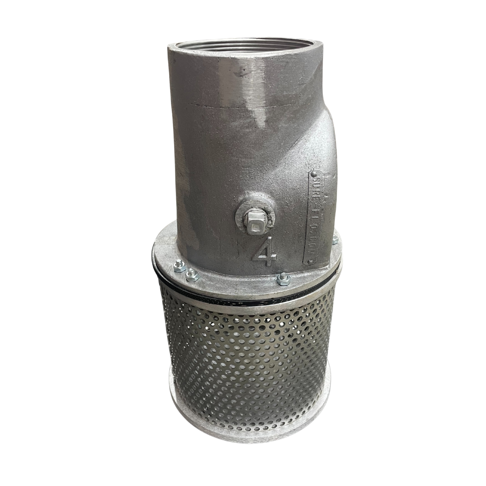 Sure Flo - 4'' Foot Valve Vertical Female Thread SFVV4-FP
