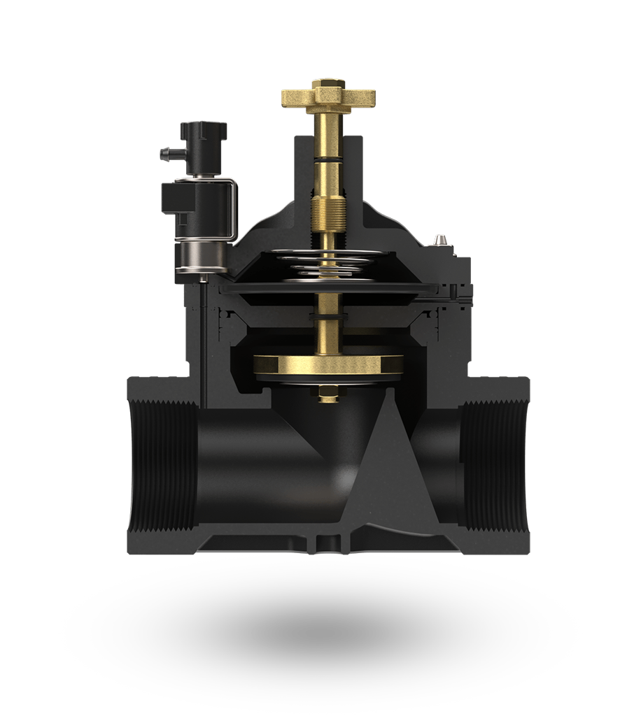 Superior - SPVLF100 - 1'' Low Flow Plastic In-Line Valve