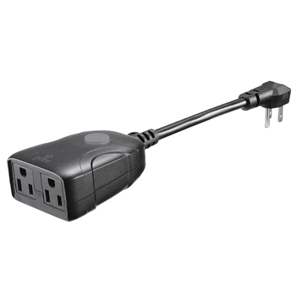 Seasonal Source - Outdoor WIFI Timer w/ 2 Independent Outlets - TIME-700