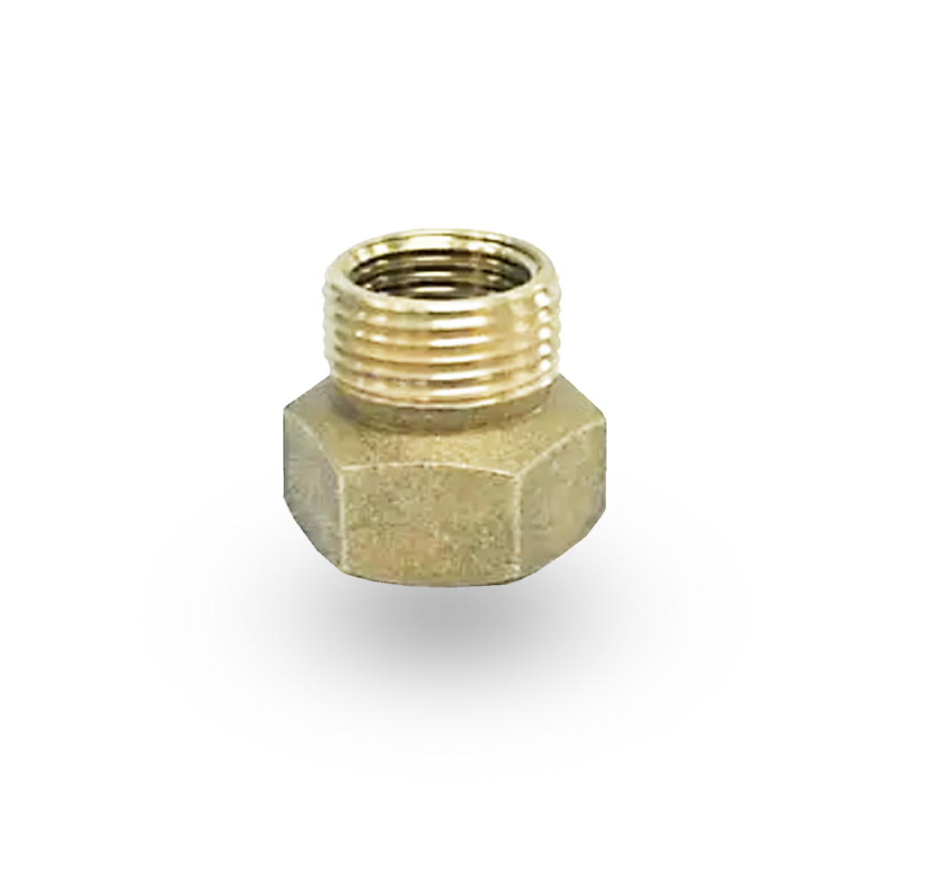 Buckner - 3/4'' FHT x 3/4'' Male x 1/2'' Female NPT Hose Fitting - 9