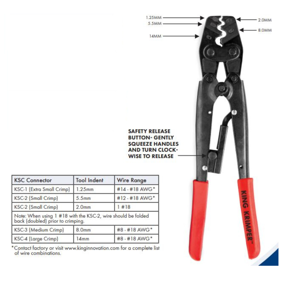 King Innovation - King Krimper Crimping Tool - 46550