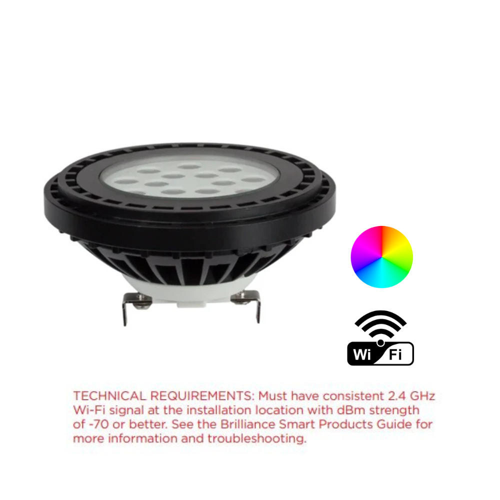 Brilliance - Chameleon PAR36 WiFi LED Lamp (60 Degree) - BRI-PAR36-CHM-9-RGBW-60