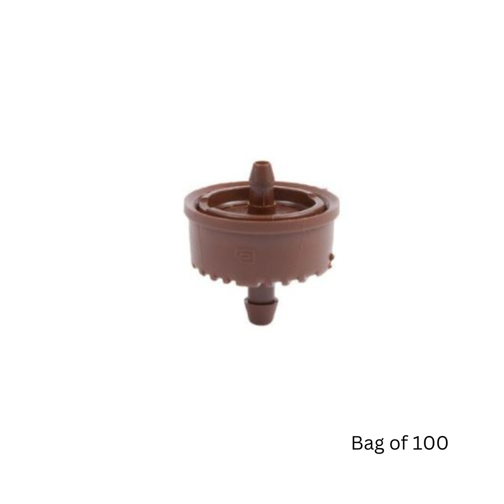 DIG - 0.58 GPH Drip Emitter w/ Check Valve - PCA-006-CV (100 Pack)