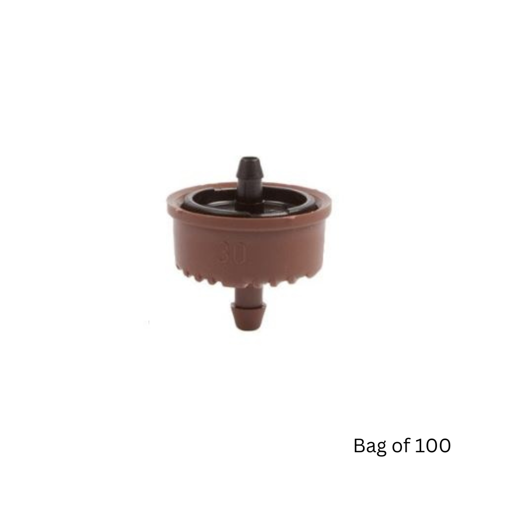 DIG - 1 GPH Drip Emitter w/ Check Valve - PCA-010-CV (100 Pack)