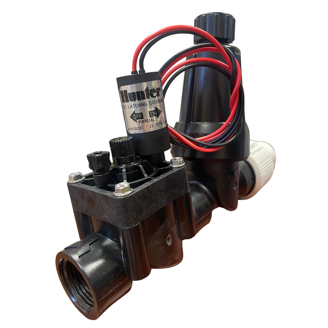 Hunter - PCZ-101-40-DC - 1'' DC Battery Operated Drip Zone Assembly 0.5-15 GPM
