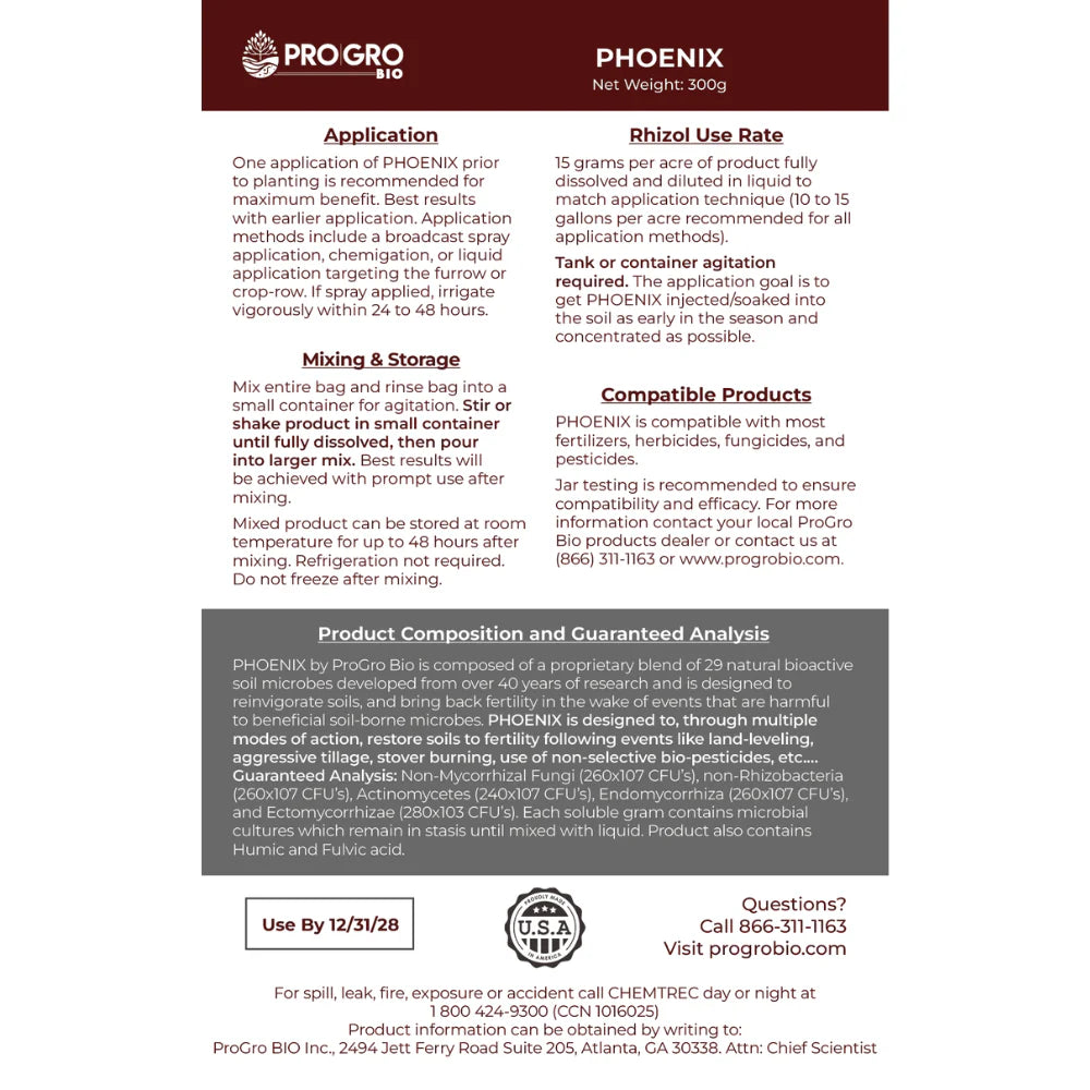 Phoenix Microbial Soil Recovery Tool - ProGro Bio