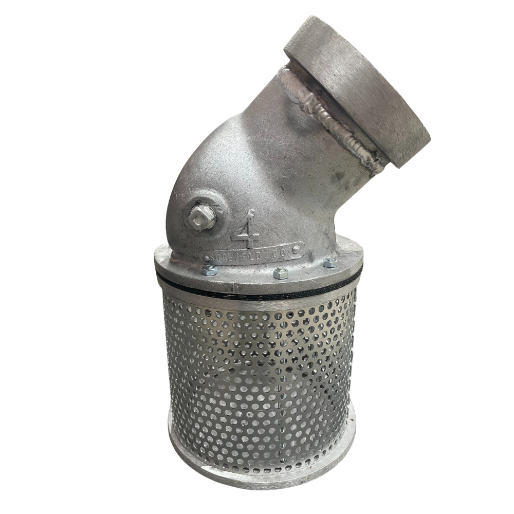 Sure Flo - 4'' Foot Valve 45 Degree Female Thread SFV4-FP