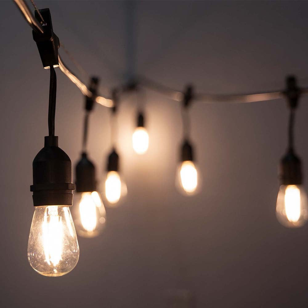 Brilliance - 26' Bistro 12V String Light Kit (Bulbs Not Included) - BISTROKIT-26-12V-NL