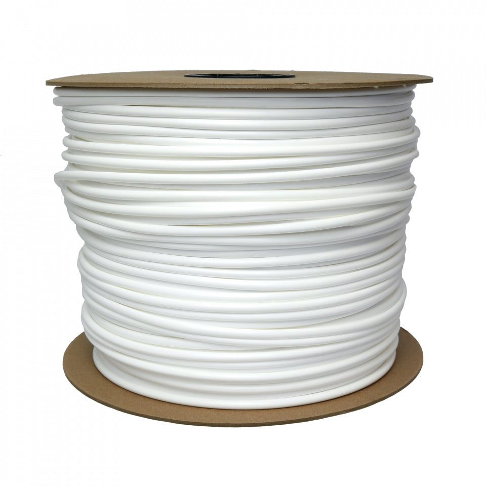 DIG - 1/4" White Polyethylene Tubing (.170 ID x .250 OD) (70 PSI) (1000') - 12-094W