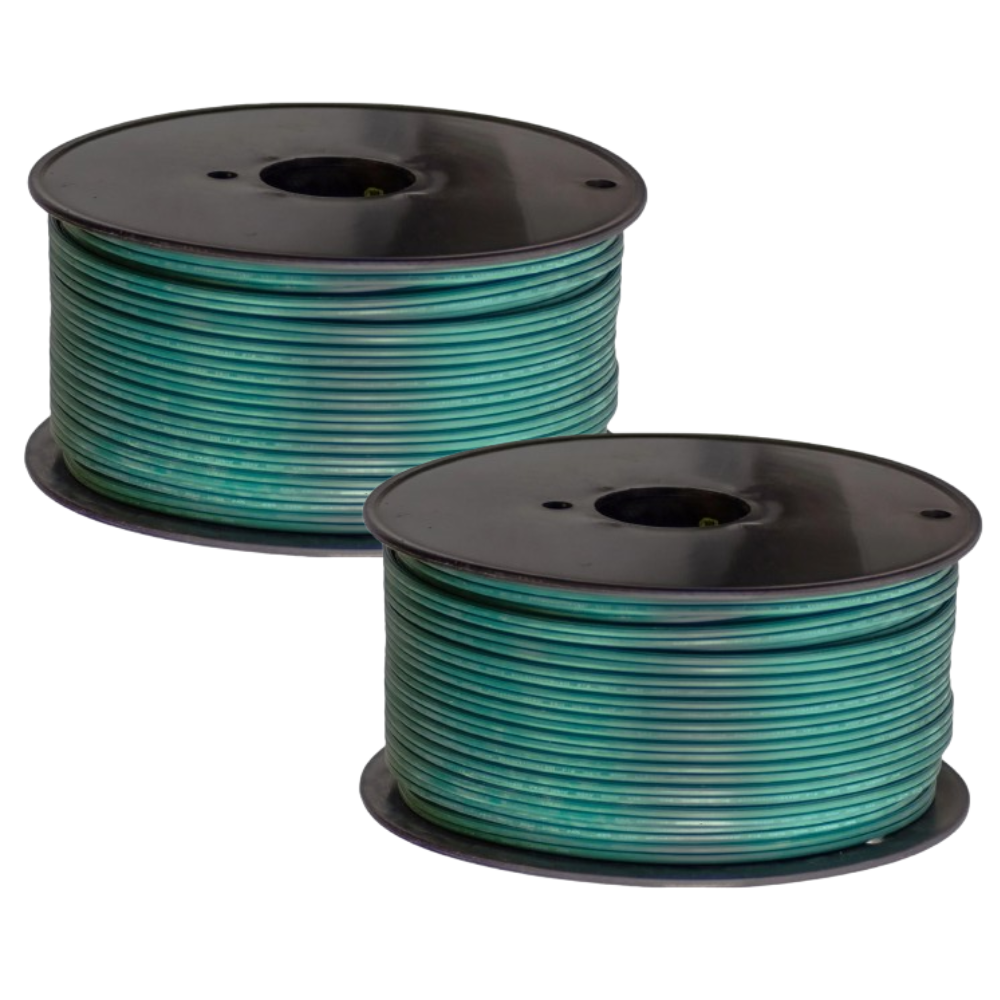 Seasonal Source - Blank Green Wire 500' (2 Rolls 250', No Sockets, SPT-1) - WIRE0250-GRN