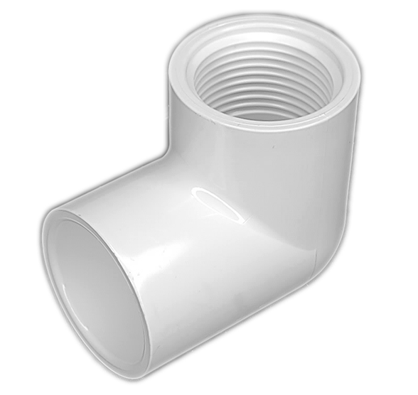 Lesso - 1'' Sch40 PVC 90-Degree Elbow Socket x Thread - 407-010