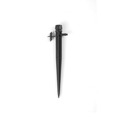 DIG - 360° Adjustable Drip Emitter on 5'' Stake w/ Barb (0-10 GPH) - 06-012