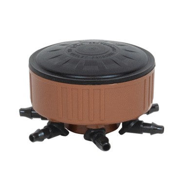 DIG - 6-Outlet Drip Manifold w/ Side Outlet (4.5 GPH) - 06-504