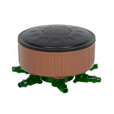 DIG - 6-Outlet Drip Manifold w/ Side Outlet (5.5 GPH) - 06-506