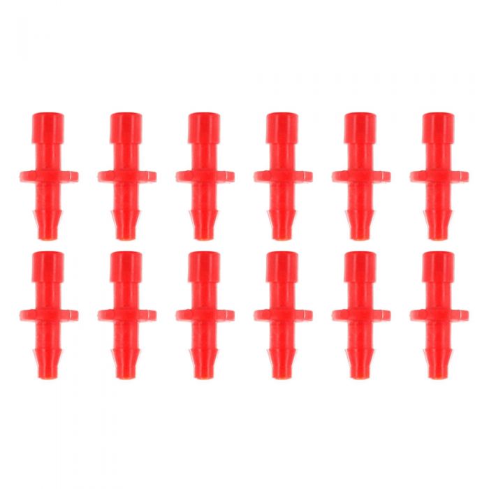 DIG - T.O.P Converter Barb 1/8" to 1/4" Red (Bag of 12) - 10-012-B12