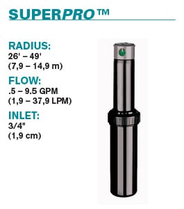 K-Rain - 10003-CV - 3/4 SuperPro Rotor w/ Check Valve
