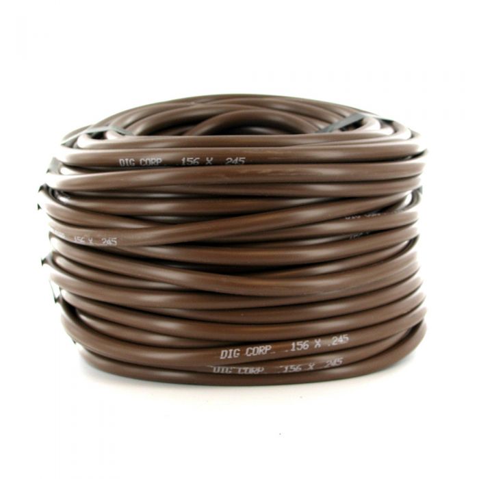 DIG - 1/4" Brown Vinyl Tubing (.156 ID x .245 OD) (60 PSI) (100') - 12-002