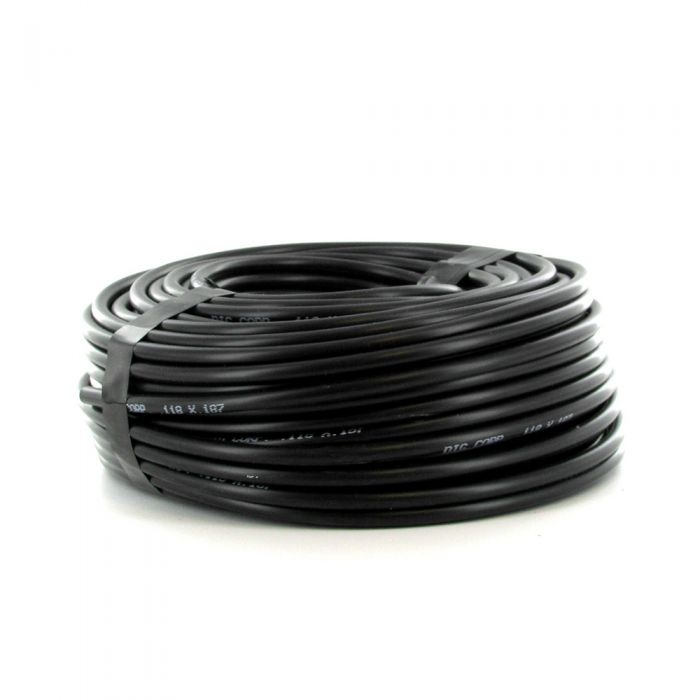 DIG - 1/8" Black Vinyl Tubing (.118 ID x .187 OD) (60 PSI) (100') - 12-006