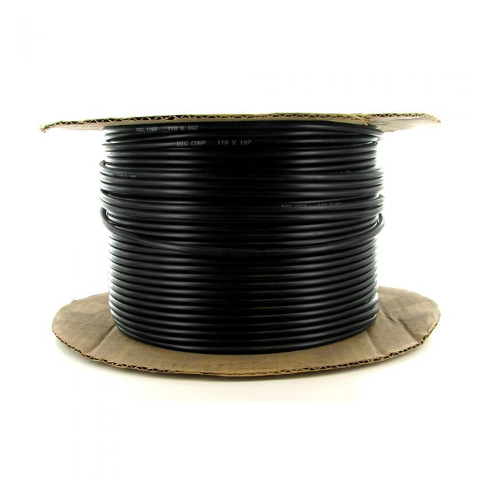 DIG - 1/4" Black Vinyl Tubing (.156 ID x .245 OD) (60 PSI) (1000') - 12-050