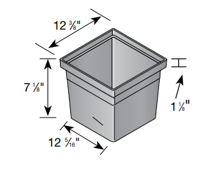 NDS - 1216 - 12" Catch Basin Riser (No Bottom)