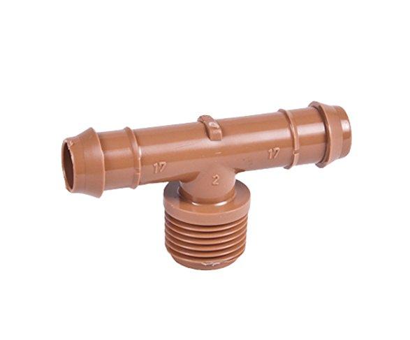 DIG - 3/4'' MPT x 17mm Barbed Tee - 15-044