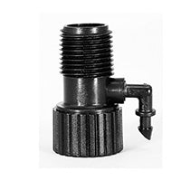DIG - 1/2'' FNPT x 1/2'' MNPT Shrub Adapter w/ 1/4'' Barbed Elbow - 16-002