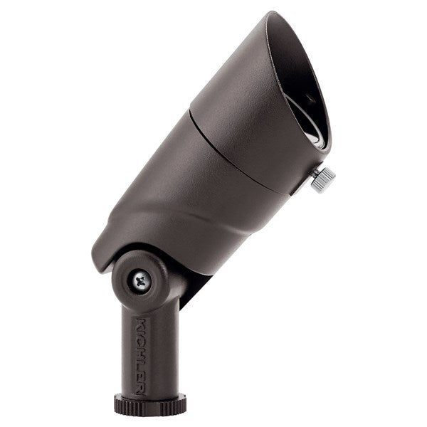 Kichler - Variable Lumen Output Small Spotlight (12V, 5.5W, Integrated LED 15 DEG 2700K, Textured Architectural Bronze) - 16015AZT27