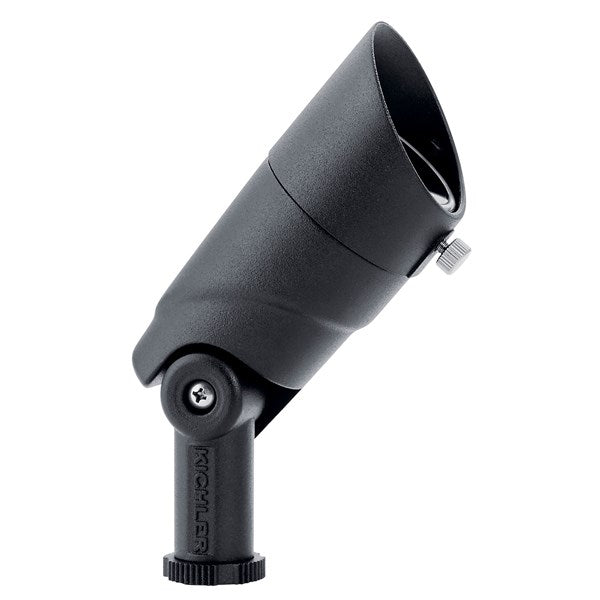 Kichler - Variable Lumen Output Small Spotlight (12V, 5.5W, Integrated LED 15 DEG 2700K, Textured Black) - 16015BKT27