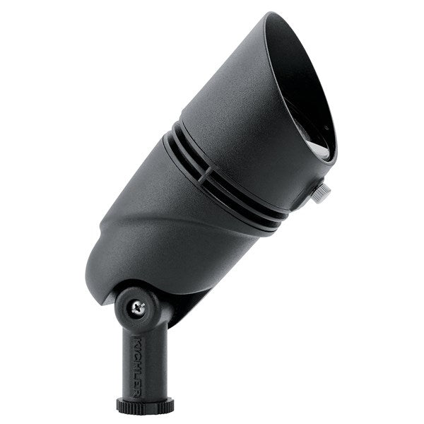 Kichler - Variable Lumen Output Spotlight (12V, 12W, Integrated LED 15 DEG 2700K, Textured Black) - 16018BKT27