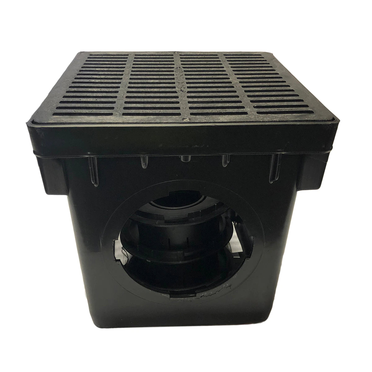 NDS - 1200BLKIT - 12'' Square 2-Hole Basin Kit (Black Grate)