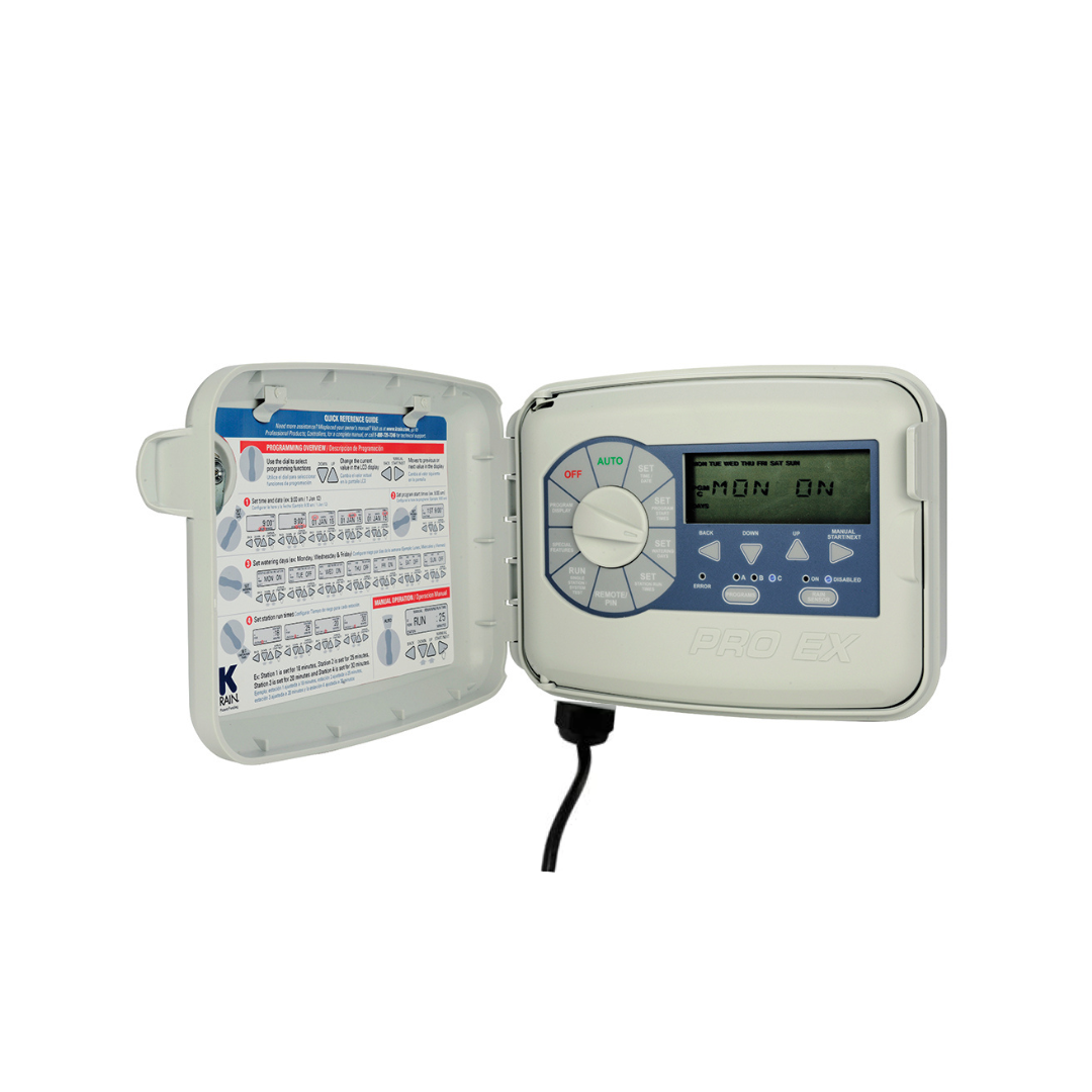 K-Rain - 3202-P - Pro EX 2.0 Irrigation Controller, Outdoor w/ Pigtail